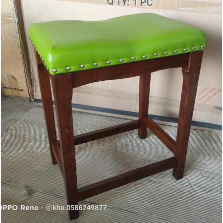 Saddle Green : Ghế Quầy Bar , Đảo Bếp - H74cm